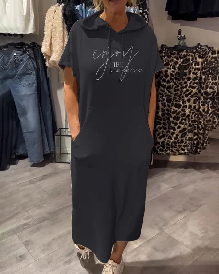 SASKIA™ | CASUAL HOODIE DRESS