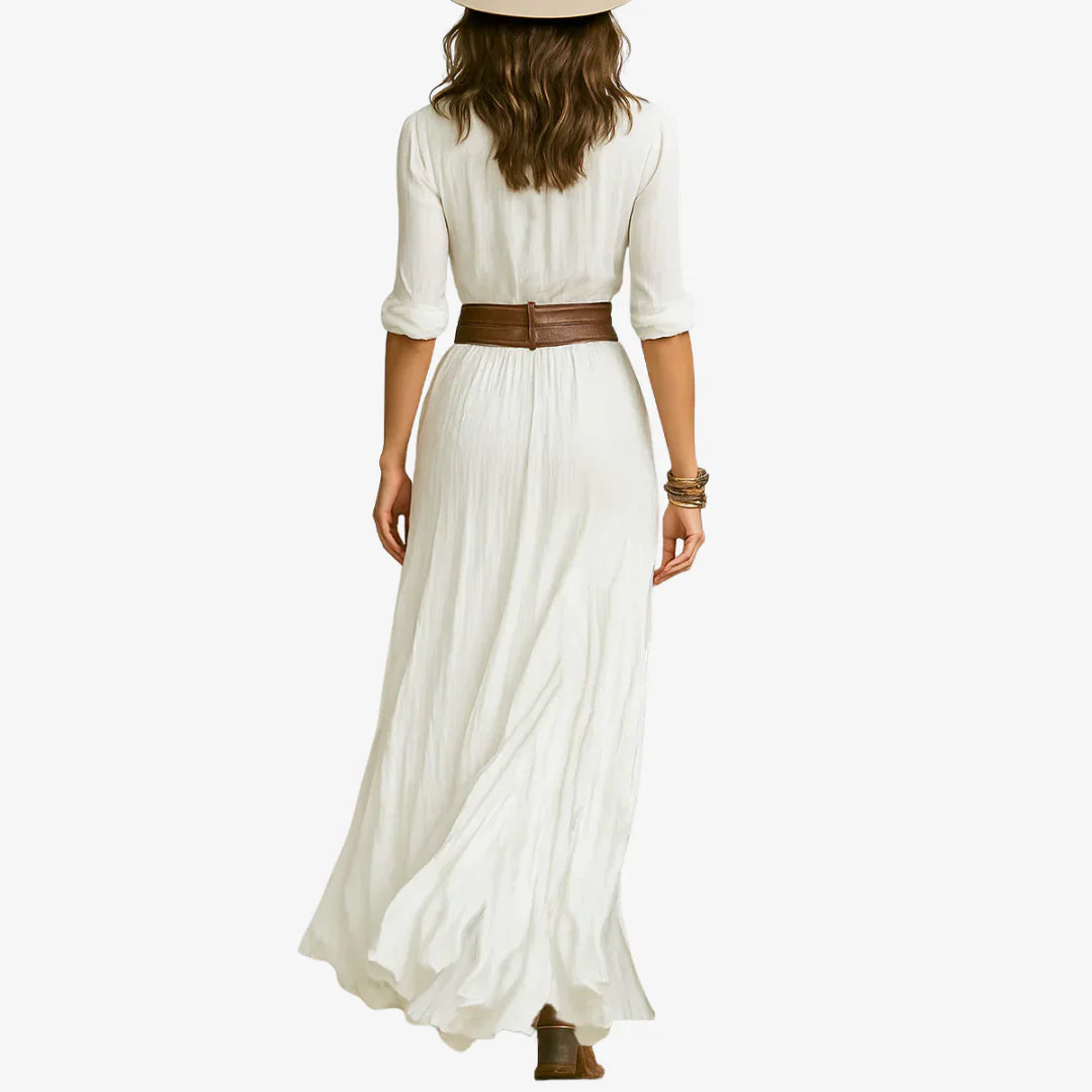 EVE™ | FLOWY MAXI DRESS & BELT