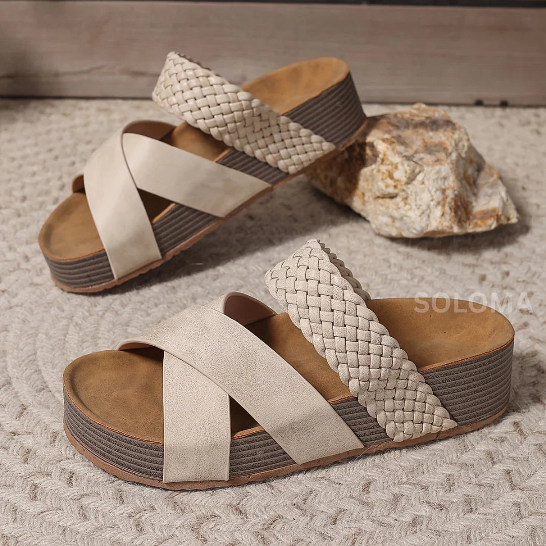 MARTINE™ | ORTHOPEDIC LEATHER SANDALS