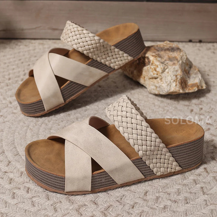 MARTINE™ | ORTHOPEDIC LEATHER SANDALS