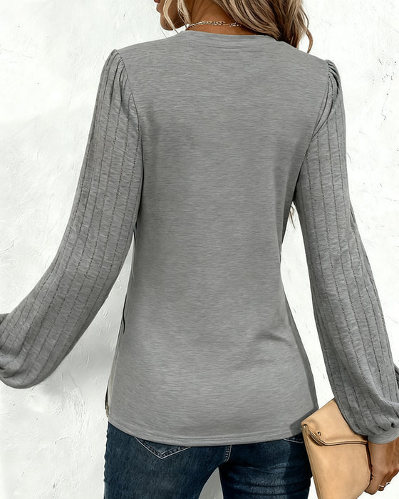 ELIANE™ | STRIPED PRINT TOP