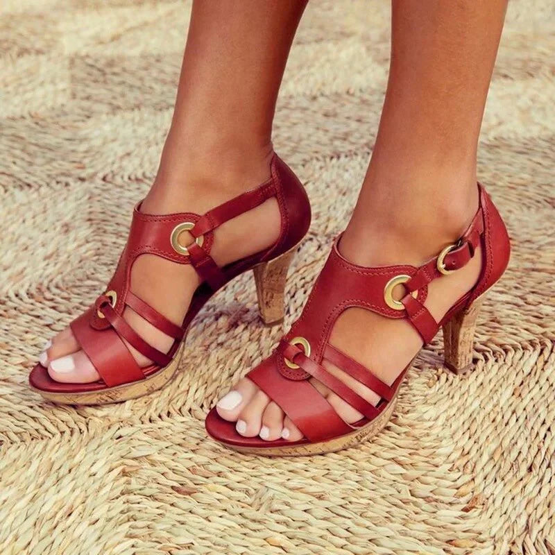 KAREN™ | HEELED COMFORT SANDALS