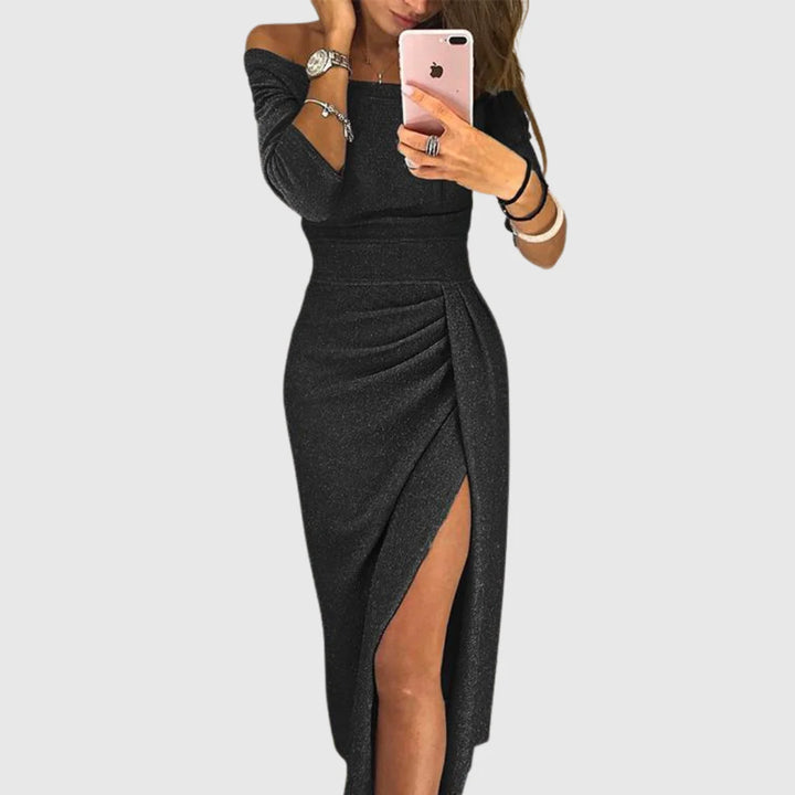 ISABEAU™ | CHIC HALTER MAXI DRESS