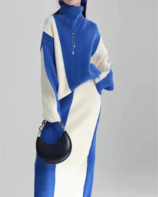 OSORA™ | KNIT SWEATER AND SKIRT SET