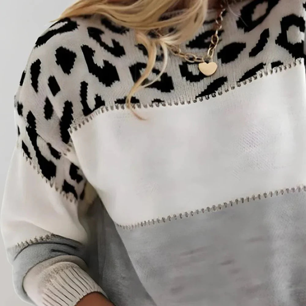 ZOE™ | LEOPARD PRINT CASUAL HOODIE