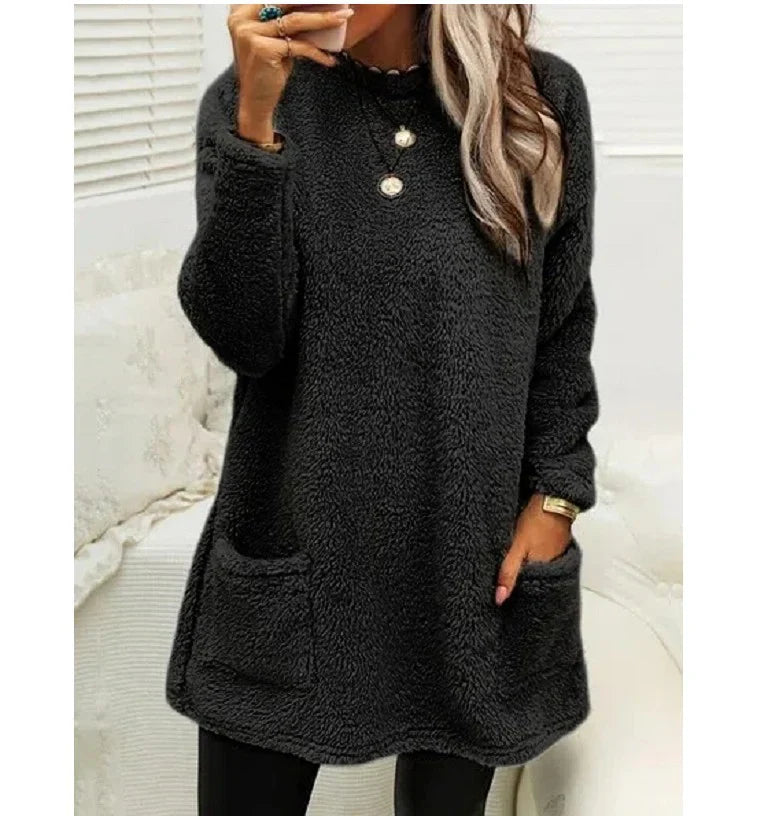 GWENDOLYN™ | FLEECE LONG SWEATER