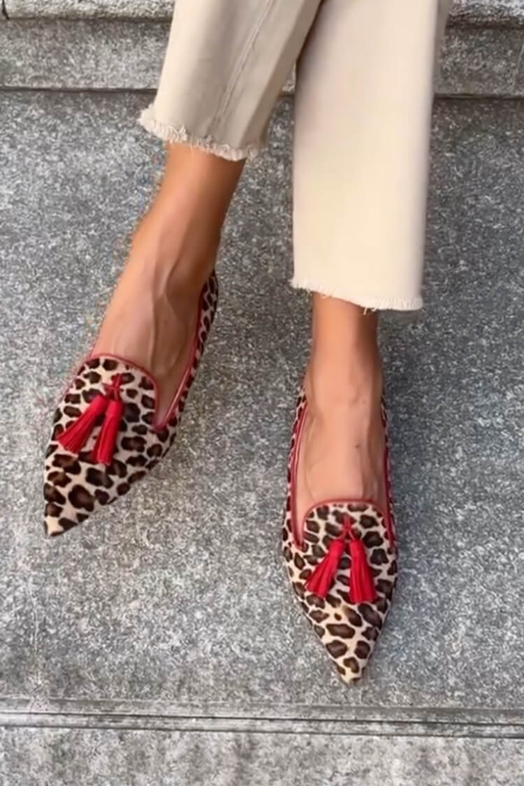 DAPHNE™ | ANIMAL PRINT LOAFERS