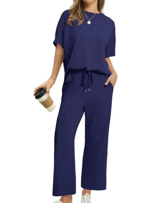 ASANARE™ | SOFT CASUAL TOP AND PANTS SET