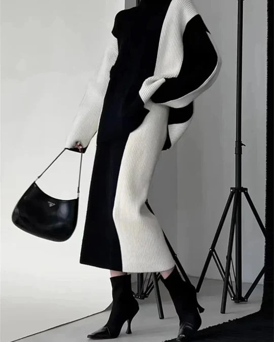 OSORA™ | KNIT SWEATER AND SKIRT SET