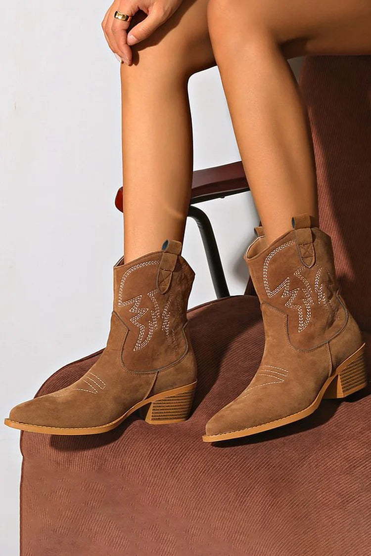 WYATT™ | WESTERN ANKLE BOOTS