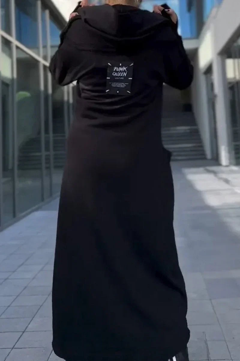 MANA™ | LONG HOODIE WITH ZIPPER