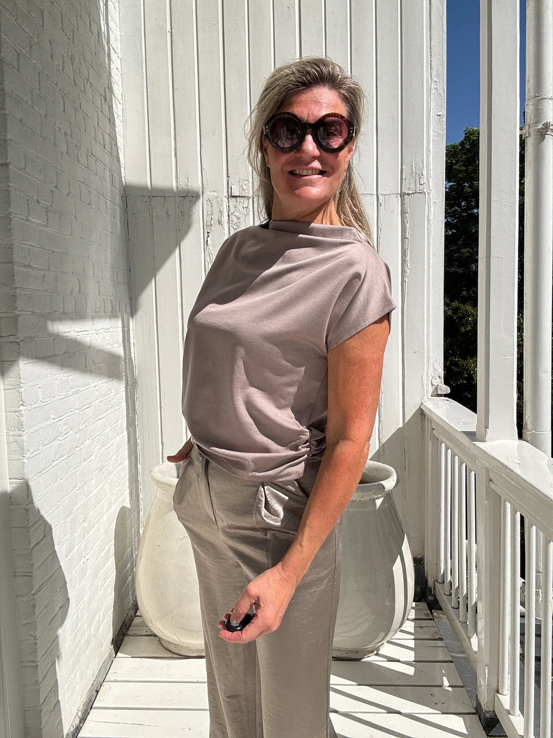 WILLIE™ | CARTOUCHE PRINT TOP