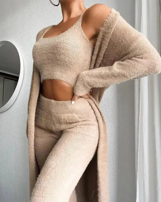 PAMELA™ | COZY FLEECE PAJAMA SET