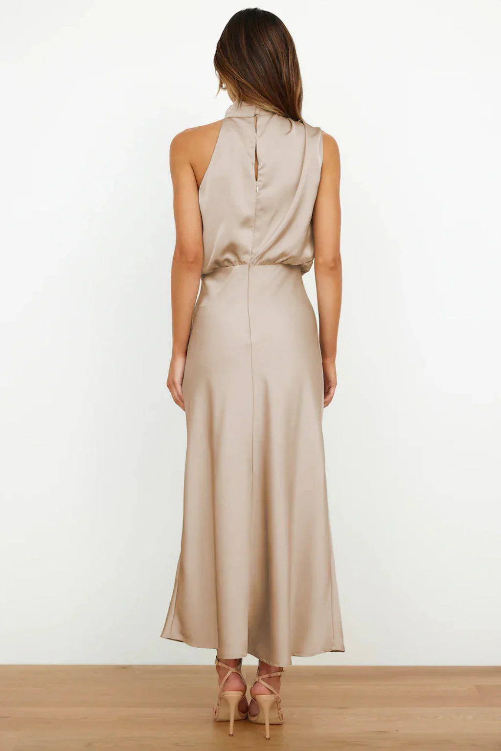 LYDIA™ | LONG HALTERNECK DRESS