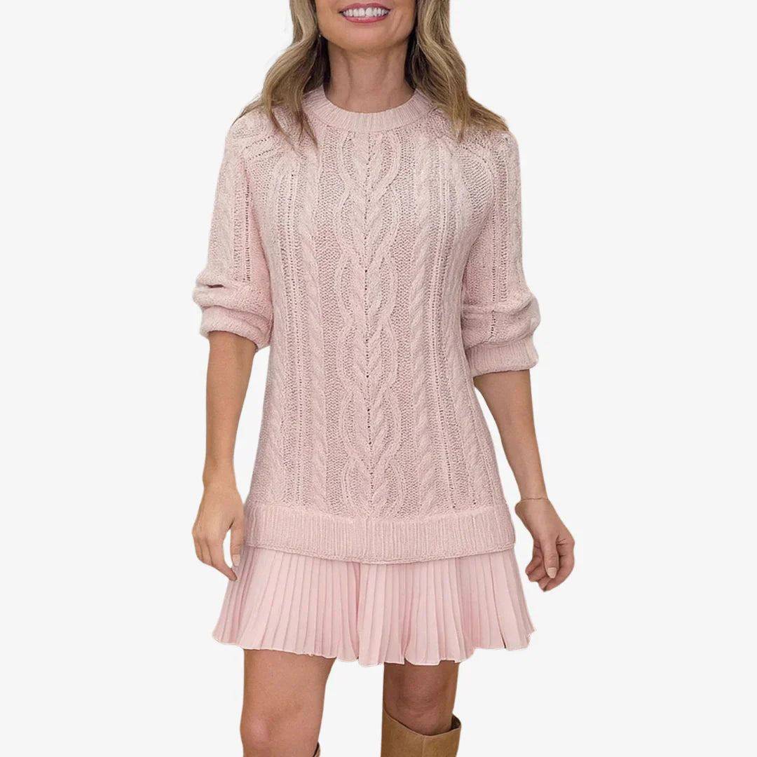 GAËLLE™ | KNIT SWEATER DRESS