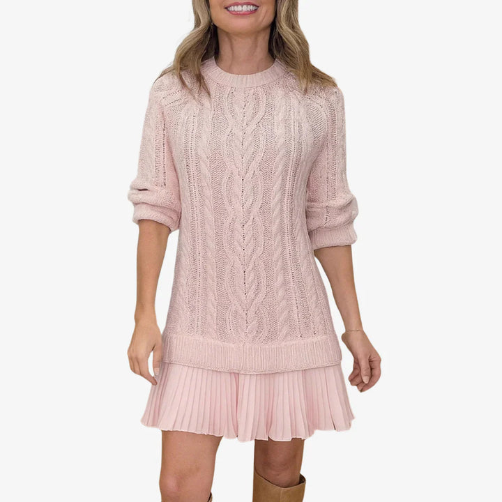 GAËLLE™ | KNIT SWEATER DRESS