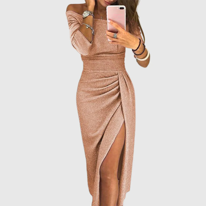 ISABEAU™ | CHIC HALTER MAXI DRESS