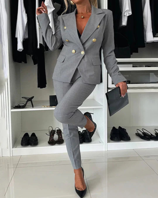 CHARIA™ | ELEGANT BLAZER AND PANTS SET
