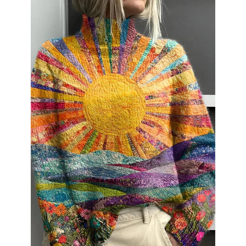 CELU™ | VIBRANT TURTLENECK SWEATER