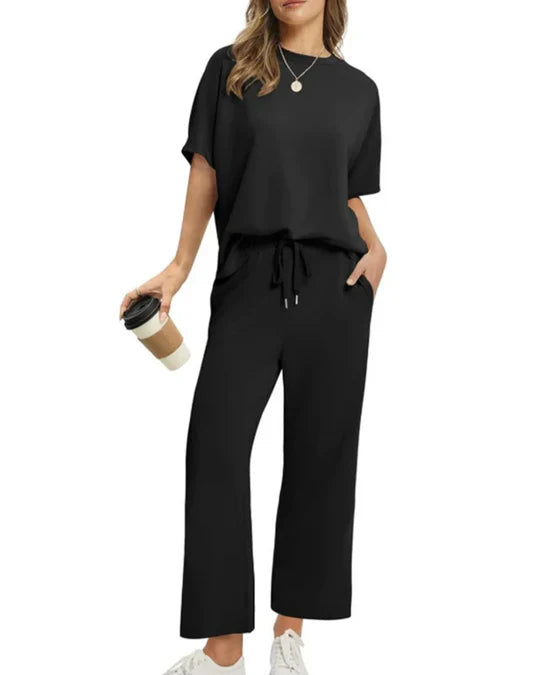 ASANARE™ | SOFT CASUAL TOP AND PANTS SET