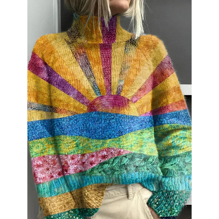 CELU™ | VIBRANT TURTLENECK SWEATER