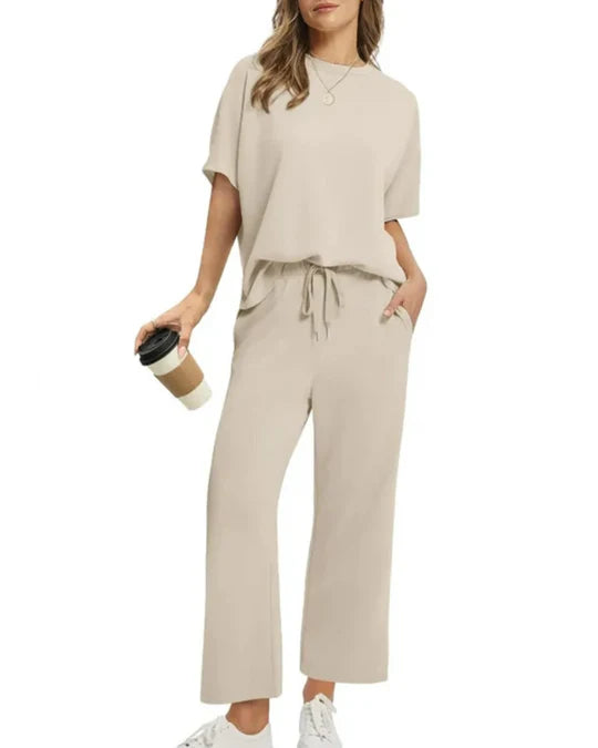ASANARE™ | SOFT CASUAL TOP AND PANTS SET
