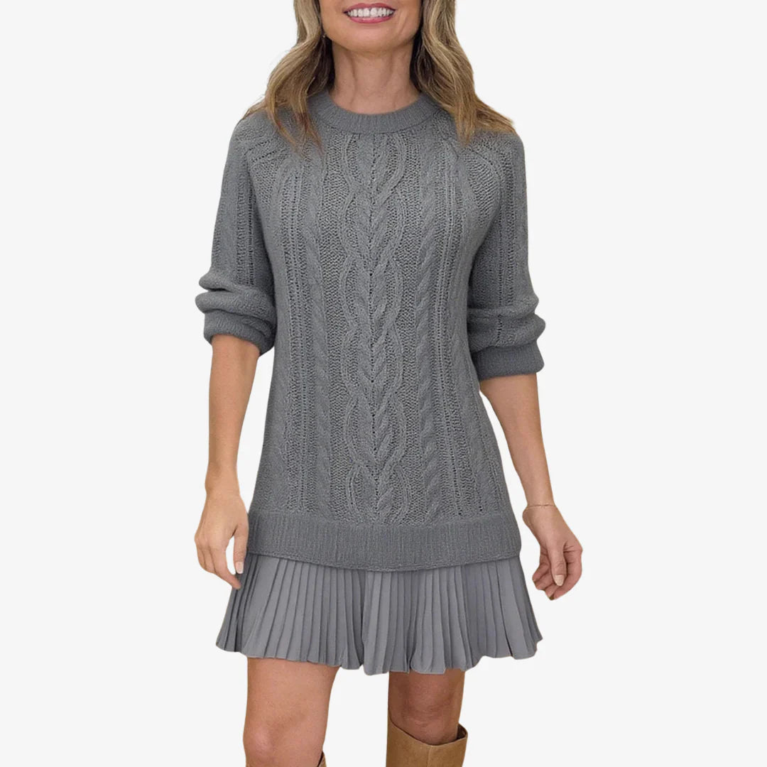 GAËLLE™ | KNIT SWEATER DRESS
