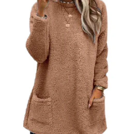 GWENDOLYN™ | FLEECE LONG SWEATER