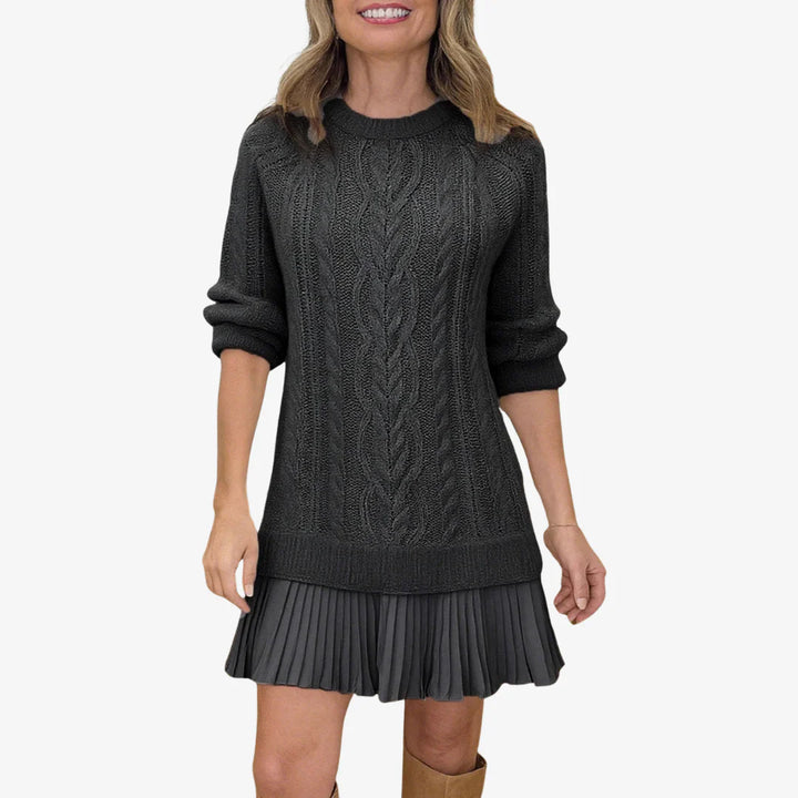 GAËLLE™ | KNIT SWEATER DRESS
