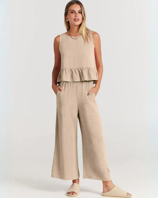 VALERINA™ | CASUAL LINEN 2 PIECE SET