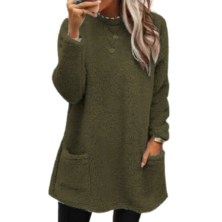 GWENDOLYN™ | FLEECE LONG SWEATER