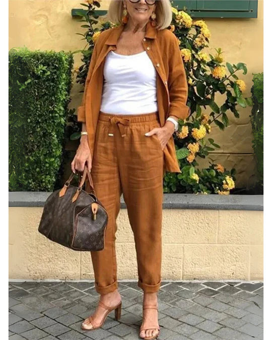 AIRENA™ | SHIRT AND PANTS SET