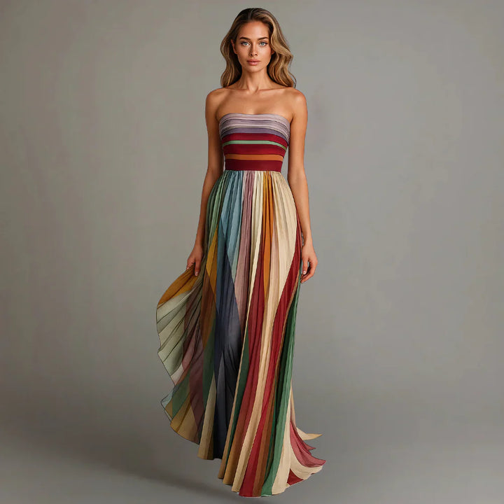 FIORELLA™ | COLORFUL SLEEVELESS DRESS