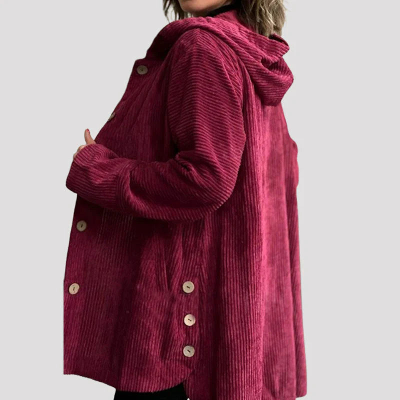 MIRELLA™ | CASUAL VELVET HOODED JACKET