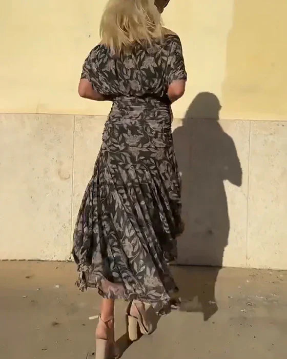 JULIETA™ | LONG V-NECK DRESS