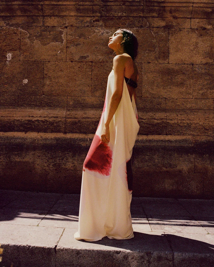 NIA™ | LONG PRINTED DRESS