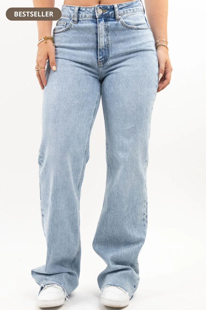 LEAH™ | WIDE LEG STRETCH JEANS