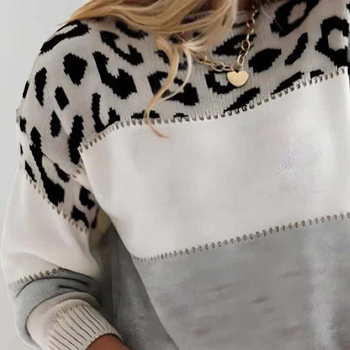 MAISON VALMONT™ | LEOPARD PRINT SWEATER