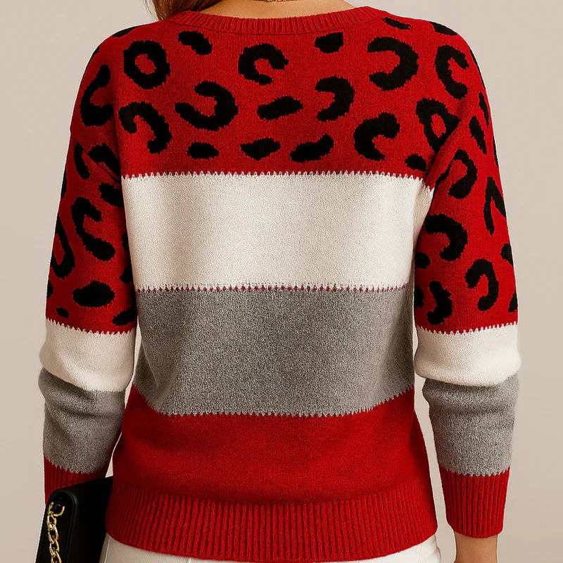 MAISON VALMONT™ | LEOPARD PRINT SWEATER