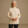 Brooke™ | Quilted Comfort Turtleneck Sweater