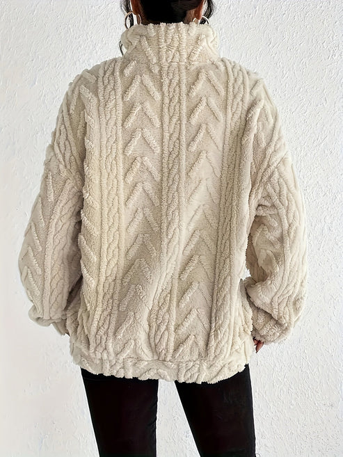 CLARISSA™ | ELEGANT FLEECE SWEATER