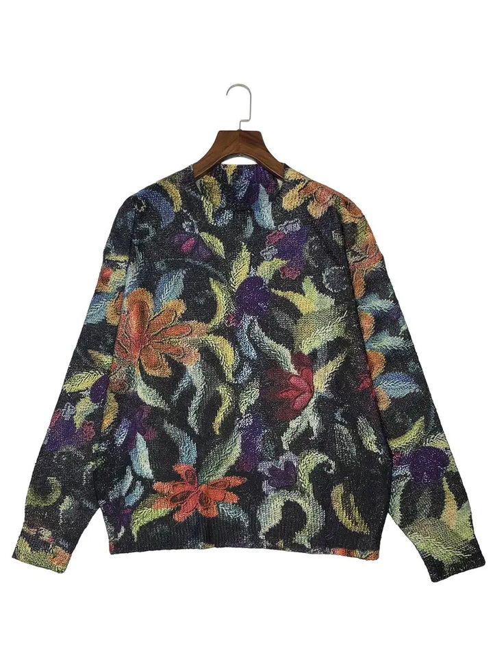 MABEL™ | FASHION FLORAL SWEATER