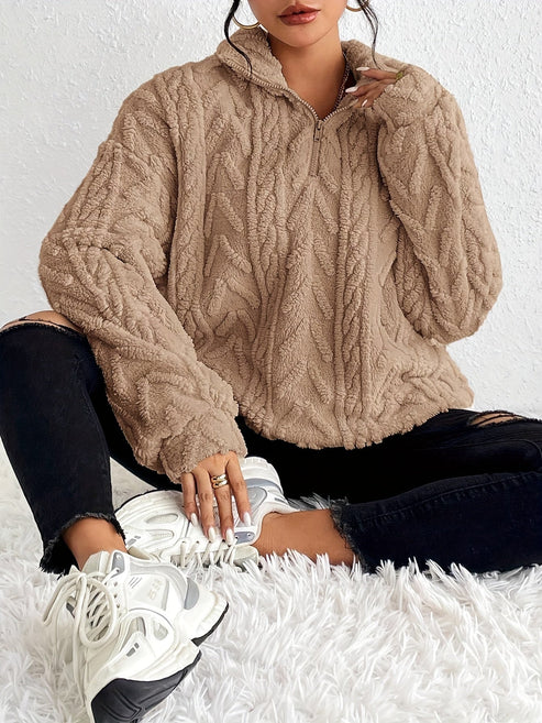 CLARISSA™ | ELEGANT FLEECE SWEATER