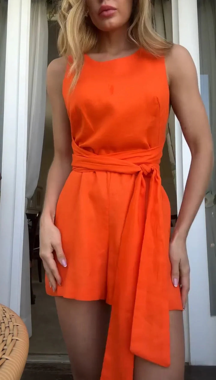 MAGDA™ | ELEGANT BELTED DRESS