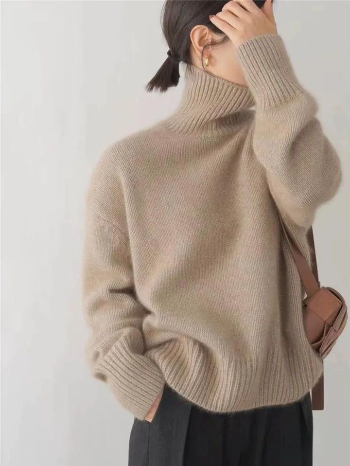 ISABELLA™ | CASHMERE HIGH-NECK SWEATER
