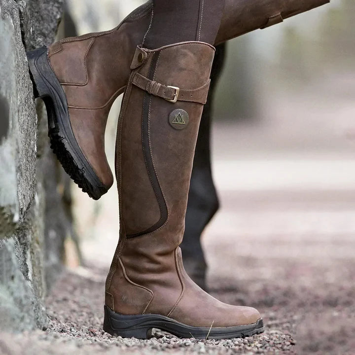 LAVINIA™ | WATERPROOF LEATHER RIDING BOOTS