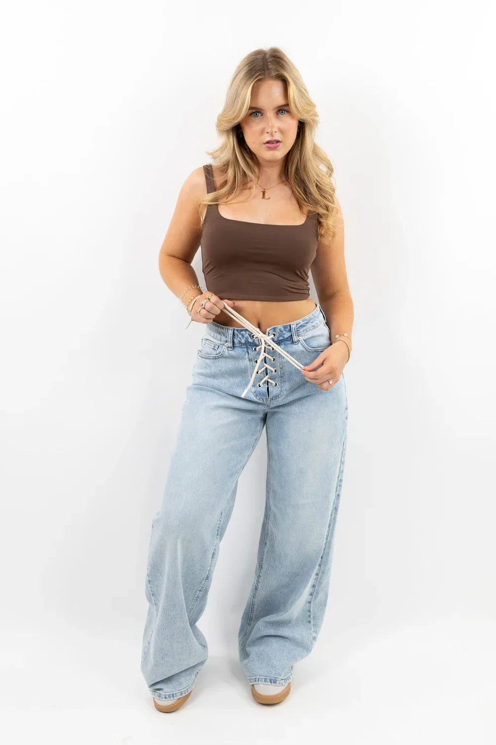 LEAH™ | ROPE LOOSE FIT JEANS