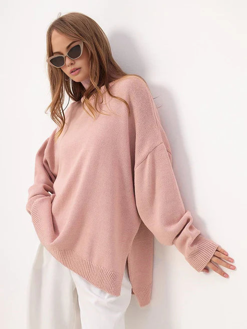 ISLA™ | OVERSIZED SWEATER WITH SPLIT