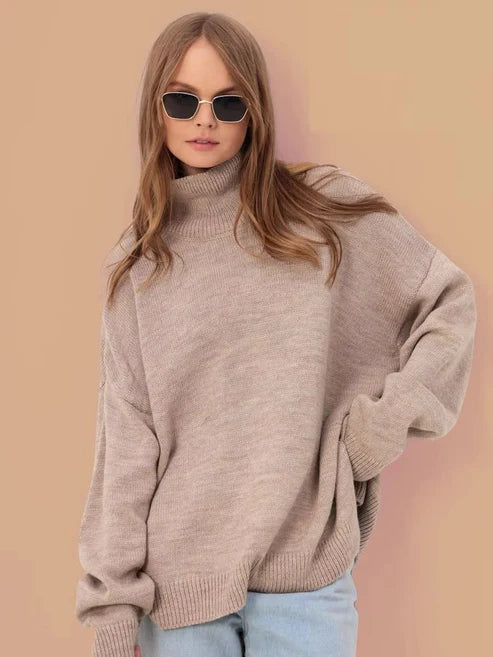 ISLA™ | OVERSIZED SWEATER WITH SPLIT
