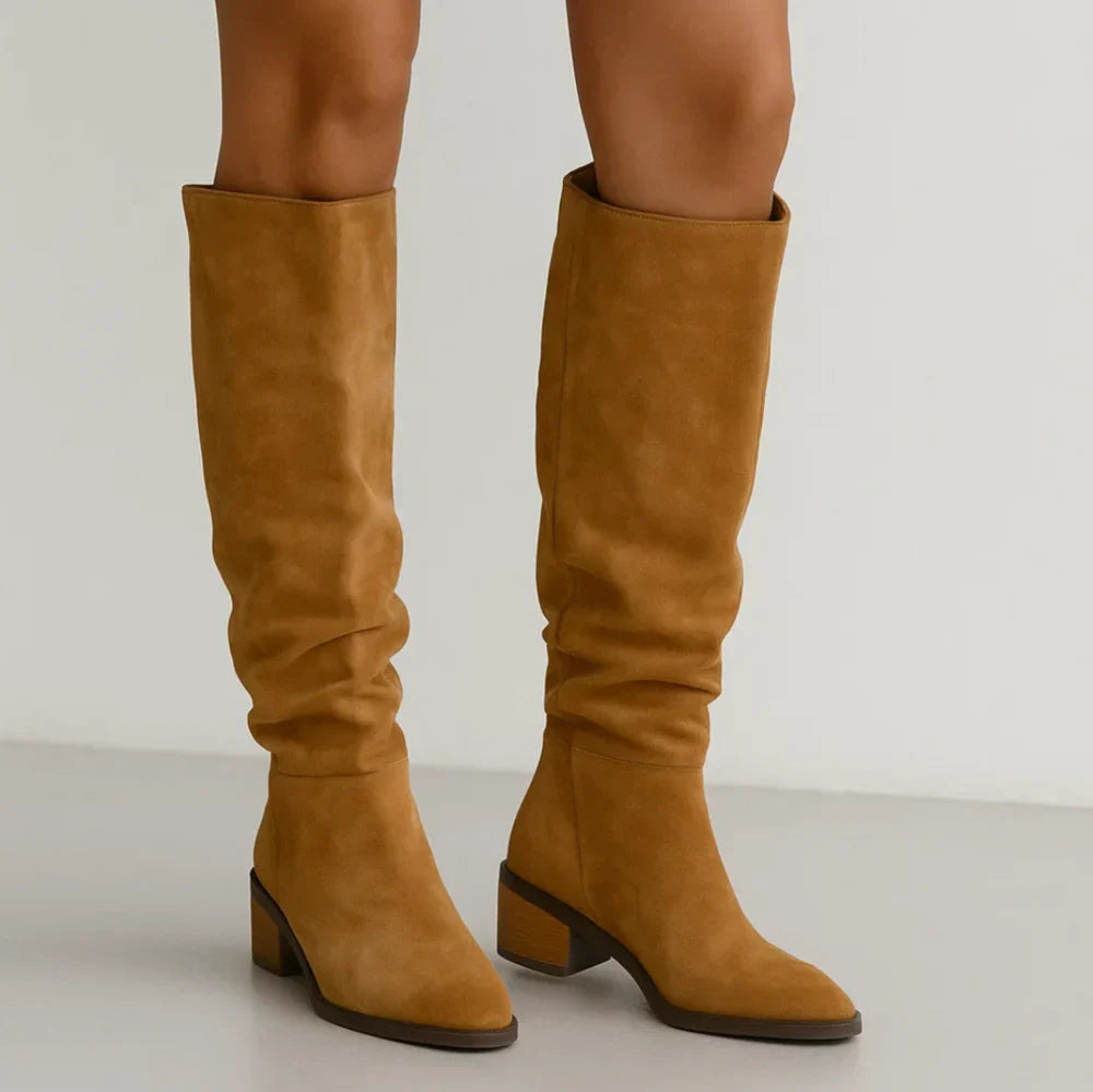 VELVÉRA™ - HIGH SUEDE BOOTS